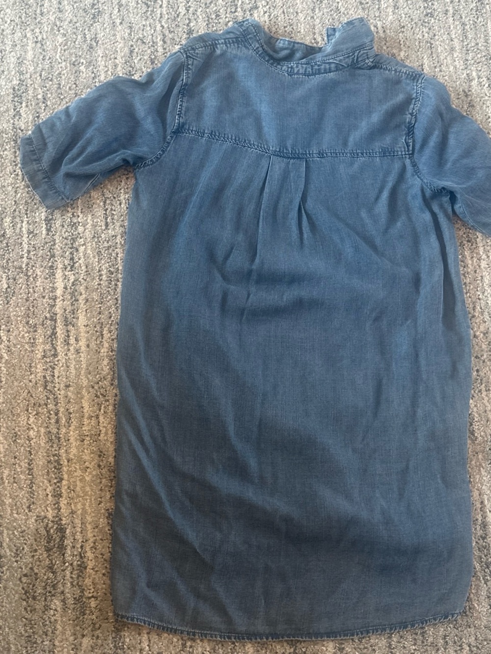 Velvet Heart Blue Denim-Look Dress Size Large - Picture 4 of 4